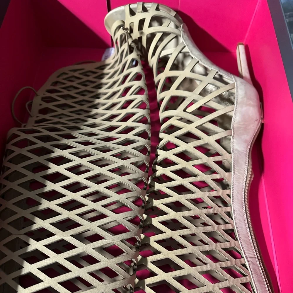 Vince Camuto Keliana Over the knee gladiator heeled boot sandal